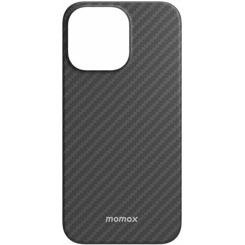 Чехол для айфона Momax Carbon Fiber Texture с MagSafe для iPhone 14 Pro (MDAP22MD), черный чехол momax origami для iphone 6 коричневый