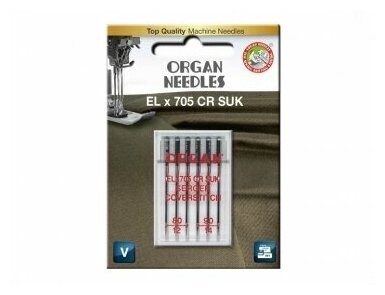 Organ иглы EL x 705 CR SUK 6/80-90 блистер