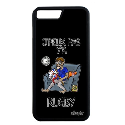 фото Чехол для мобильного apple iphone 7 plus, "не могу - смотрю регби!" игра карикатура utaupia