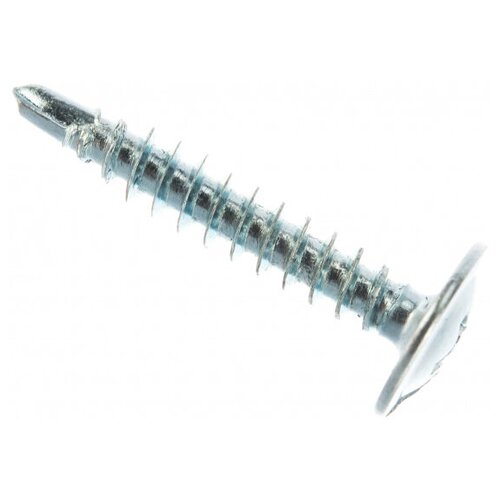 Саморез с прессшайбой 4,2х25 головка п/сферическая, сверло, в упаковке 30 штук