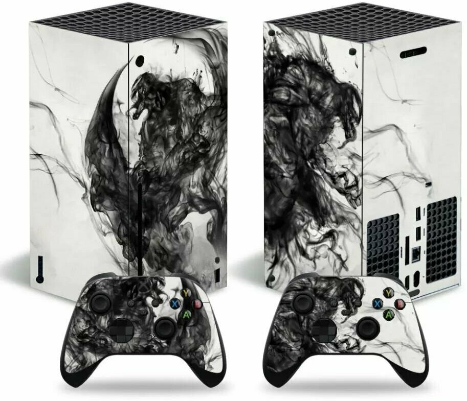 Набор наклеек на игровую консоль Xbox Series X защитная плёнка Venom