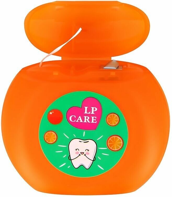 Нить зубная LP CARE DENTAL Вощеная апельсиновая 50 м