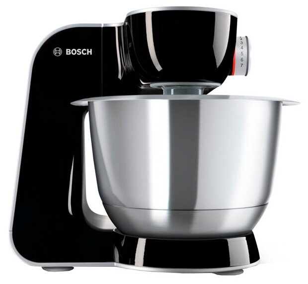 Кухонный комбайн Bosch MUM58B00, 1000 Вт, черный/серебристый - фотография № 5
