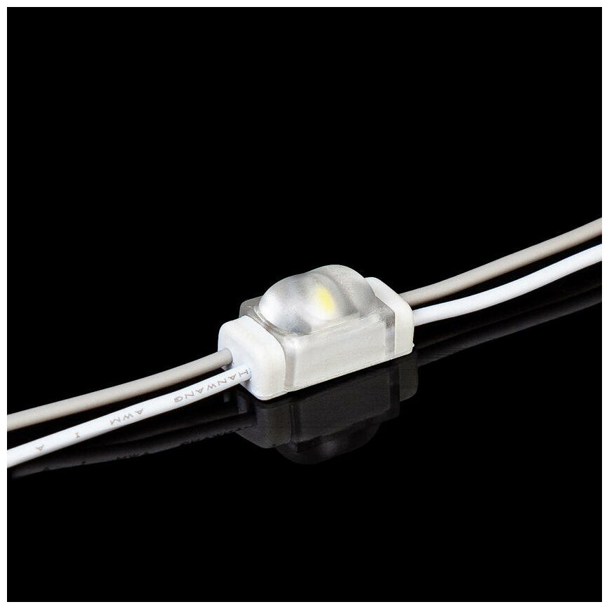 Светодиодный модуль MAKSILED ML-M1SNE-OL-2835-WW-LP 0.24Вт, 12В, IP67, SMD2835 1LED, 33лм, теплый белый, набор 50 шт.