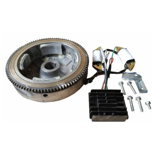 фото Электрокомплект lifan 3 aмпера 180-192fd (электро стартер) (маховик,выпрямитель,болты, катушка)