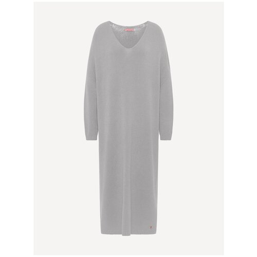 фото Платье-свитер frieda & freddies, повседневное, прямой силуэт, миди, размер 34, серый