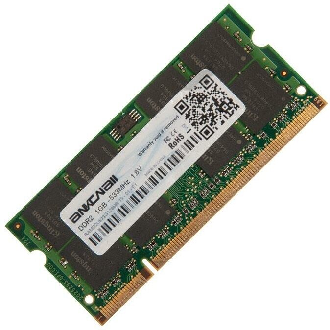 Модуль памяти Ankowall SODIMM DDR2 1ГБ 533 MHz PC2-4200