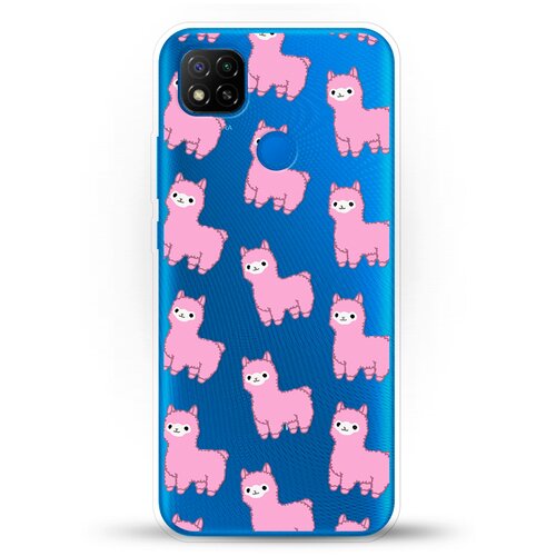 фото Силиконовый чехол ламы на xiaomi redmi 9c andy & paul