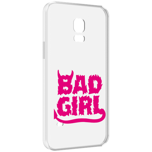 Чехол MyPads плохая девочка для Samsung Galaxy S5 mini задняя-панель-накладка-бампер