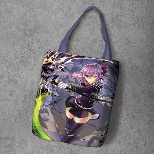 фото Сумка шоппер anime dakimakura, фактура рельефная, мультиколор