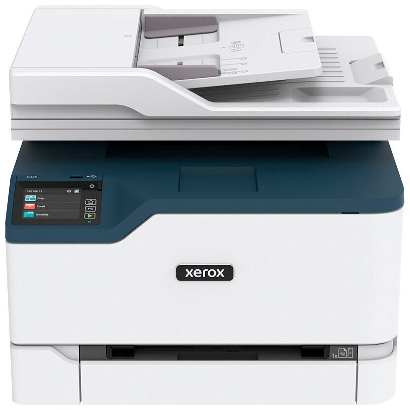 МФУ Xerox С235 цветное лазерное(A4 Printer Scan Copy Fax Color Laser 22стр 512 Mb USB Eth Wi-Fi Duplex )