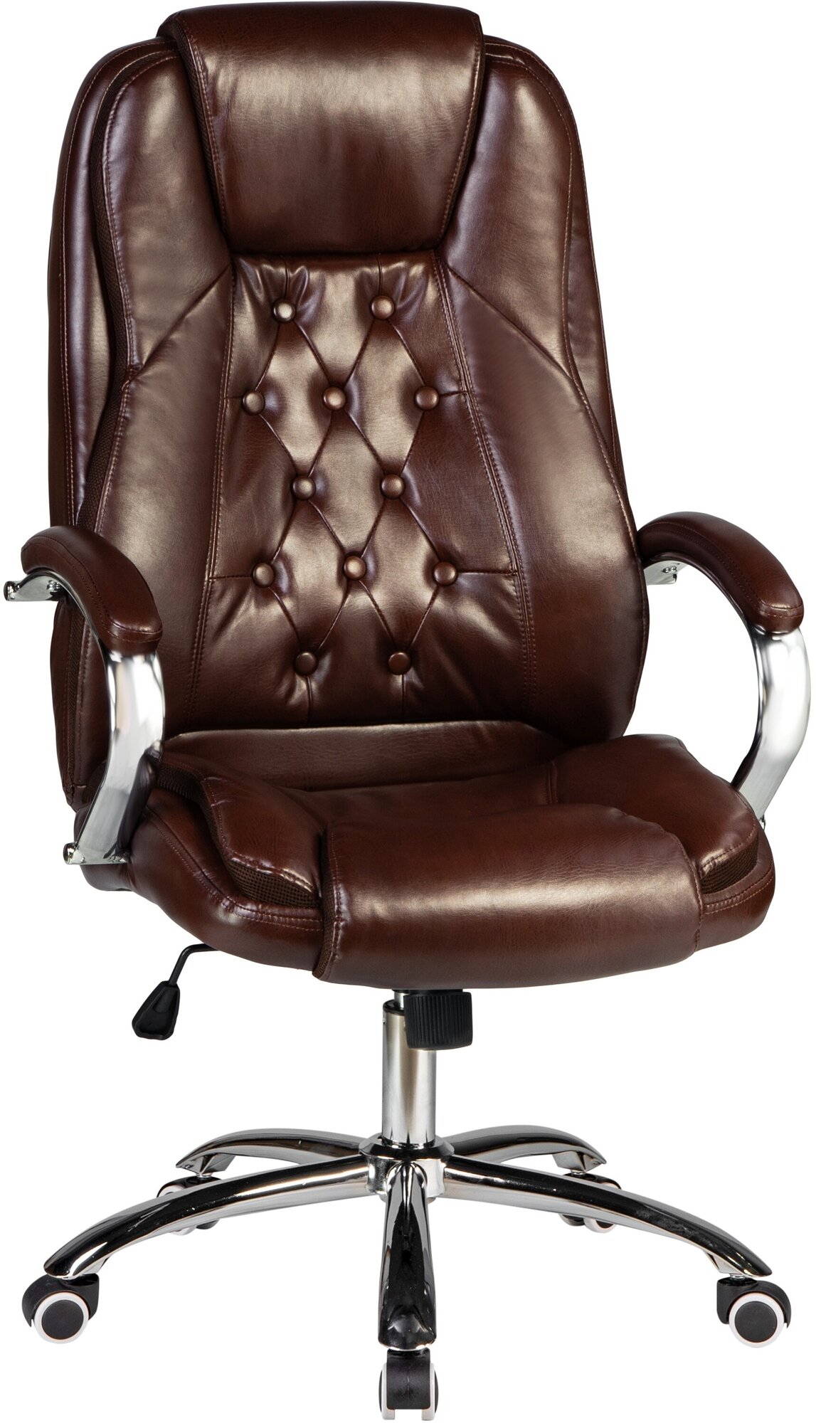 Офисное кресло для руководителей DOBRIN MILLARD, LMR-116B, коричневый