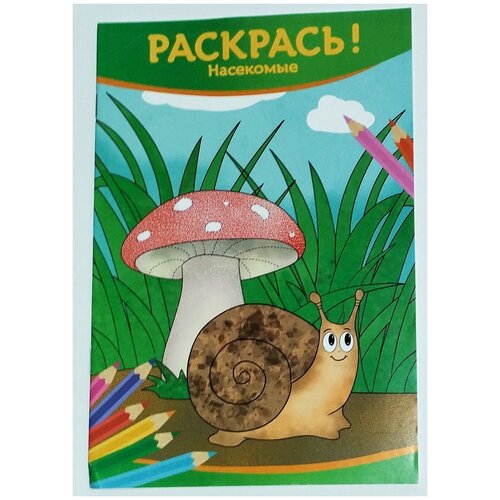 Раскрась! Насекомые