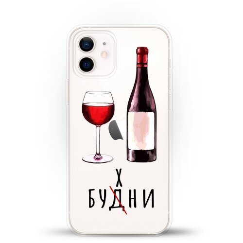 фото Силиконовый чехол будни на apple iphone 12 mini andy & paul