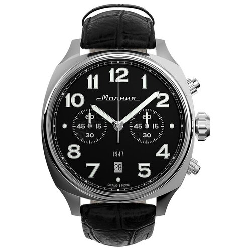 фото Наручные часы молния, черный