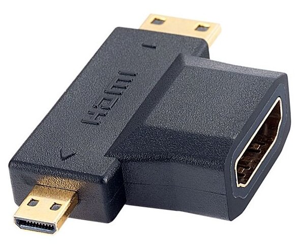 Переходник/адаптер Perfeo HDMI - miniHDMI - microHDMI (A7006)