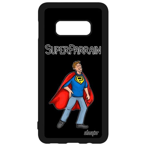фото Чехол на мобильный samsung galaxy s10e, "суперкрестный" супергерой веселый utaupia