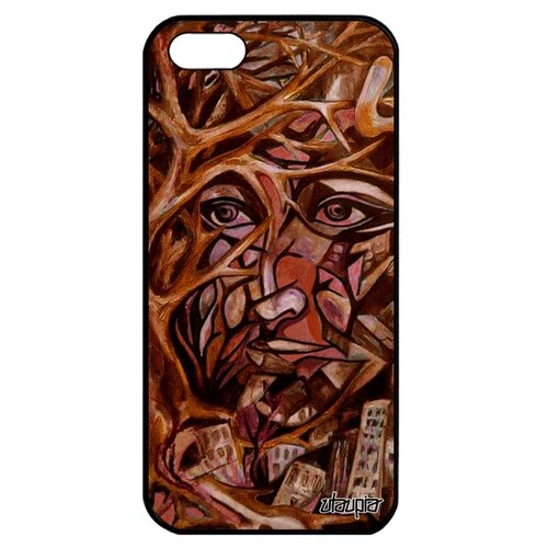 фото Чехол для apple iphone 5 5s se, "взгляд" впечатление женский utaupia