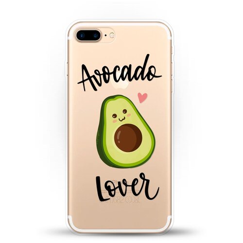 фото Силиконовый чехол любитель авокадо на apple iphone 8 plus andy & paul