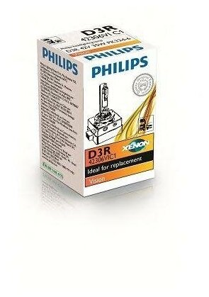 Philips1 PHILIPS Лампа ксенон D3R 42V 35W Vision, карт.1 шт. PHILIPS 42306VIC1