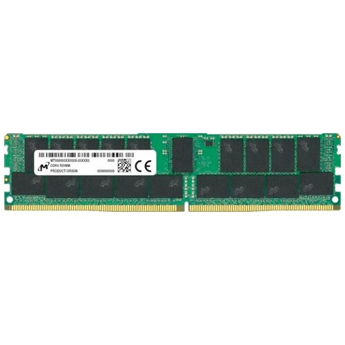 Память DDR4 32Gb 3200MHz Crucial MTA36ASF4G72PZ-3G2R1 RTL PC4-25600 CL19 RDIMM ECC 288-pin 1.2В dual rank модуль памяти ddr4 32gb micron mta36asf4g72pz 3g2r1 3200mhz