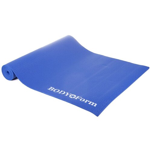 Коврик гимнастический BodyForm BF-YM01 173*61*0,3 см Синий гимнастический коврик c дугой единорог