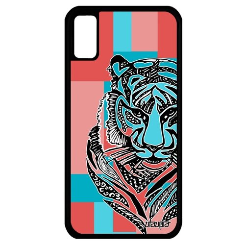 фото Чехол для apple iphone xs, "тигр" африка зверь utaupia