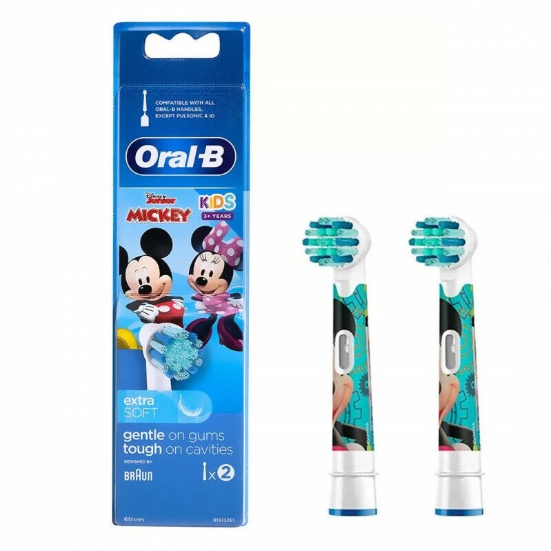 Насадки Braun Oral-B Kids Mickey детские, 2 шт.