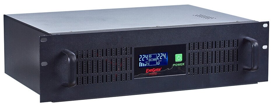 Интерактивный ИБП ExeGate Power RM UNL-1500 LCD