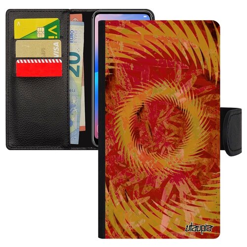 фото Чехол-книжка на мобильный redmi note 6 pro, "мандала спираль" круг узор utaupia