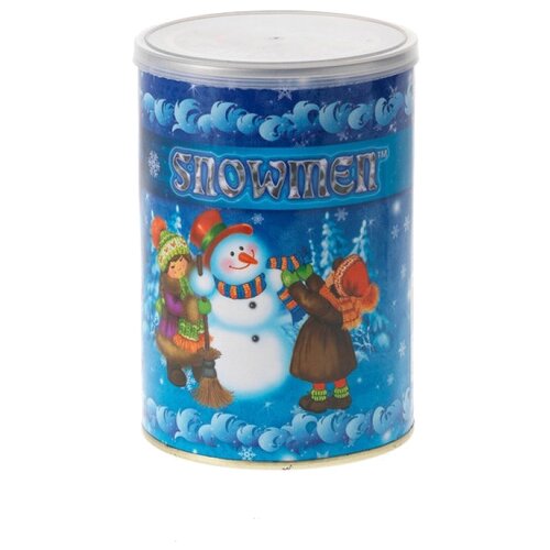 SNOWMEN Банка металлическая с сюрпризом внутри Е81006, синий