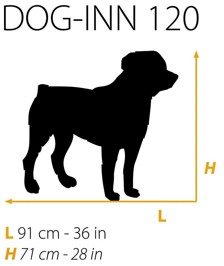 Клетка FERPLAST DOG-INN 120 123,8 x 76,2 x 81,2 см (1 шт) - фотография № 6