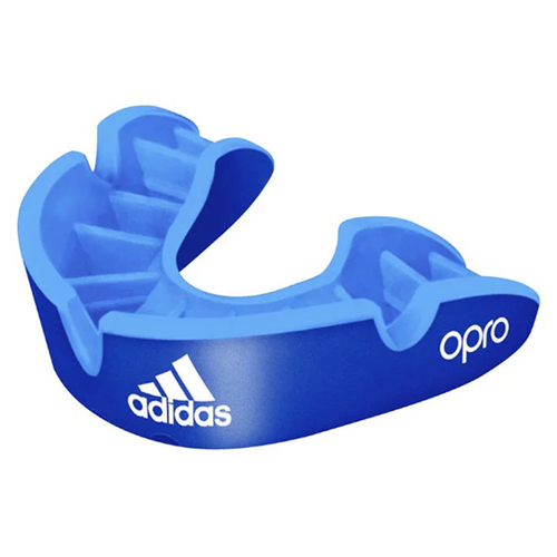 фото Боксерская капа opro silver gen4 self-fit mouthguard blue (взрослый размер)