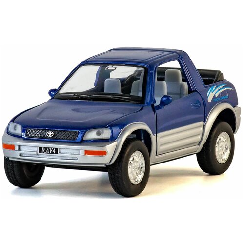 Машинка Кинсмарт Toyota Rav4 Cabriolet 1:32, синий