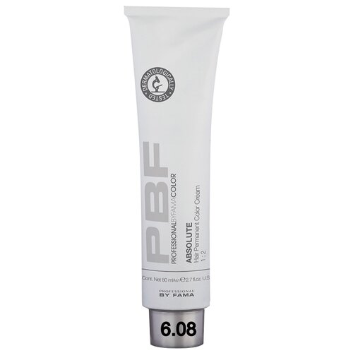 Professional by Fama Color Absolute крем-краска для волос на основе масел, 6.08 dark cold blonde, 80 мл