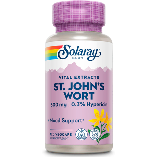 Solaray St. Johns Wort 300 mg Extracts (Зверобой Продырявленный 300 мг) 120 вег капс (Solaray)