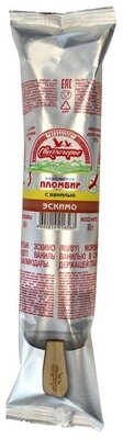 Мороженое Свитлогорье Пломбир с ванилью 15% 80г