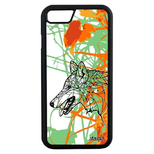 фото Чехол на мобильный iphone 8, "волк" одинокий древний utaupia