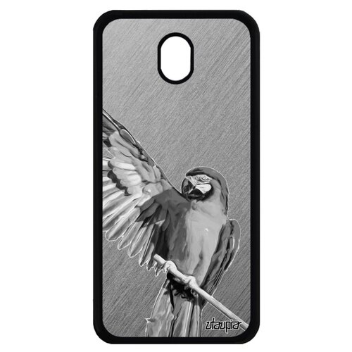 фото Чехол на телефон galaxy j7 2017, "попугай" жако тропики utaupia