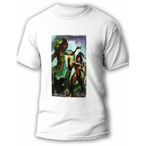 фото Футболка, размер l, белый будь на стиле