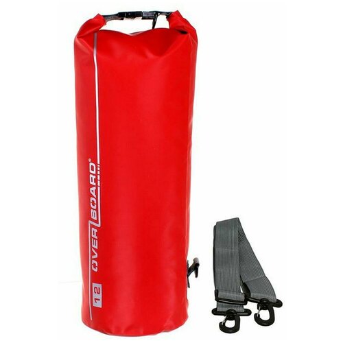 Водонепроницаемый гермомешок (с плечевым ремнем) OverBoard OB1003 - Waterproof Dry Tube Bag -12L гермомешок overboard dry tube bag blue 12 литров