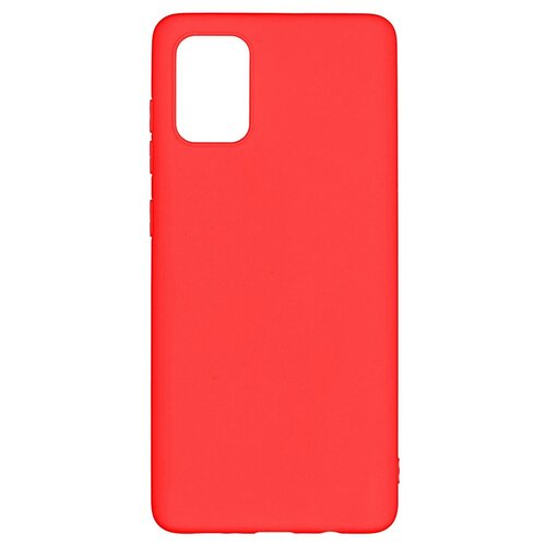 Клип-кейс PERO софт-тач для Samsung A31 красный