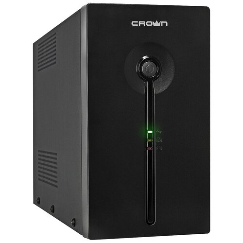 Интерактивный ИБП CROWN MICRO CMU-SP1200IEC USB черный 720 Вт ибп crown micro cmu sp1500euro usb