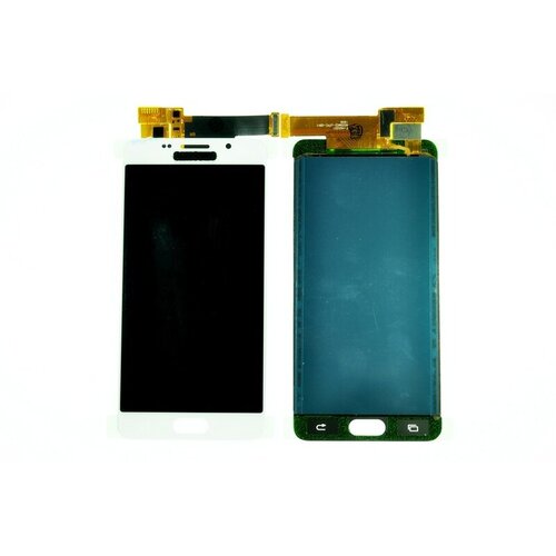 Дисплей (LCD) для Samsung SM-A510F Galaxy A5(2016)+Touchscreen white (с рег подсветки) дисплей lcd для samsung sm j200 touchscreen gold с рег подсветки