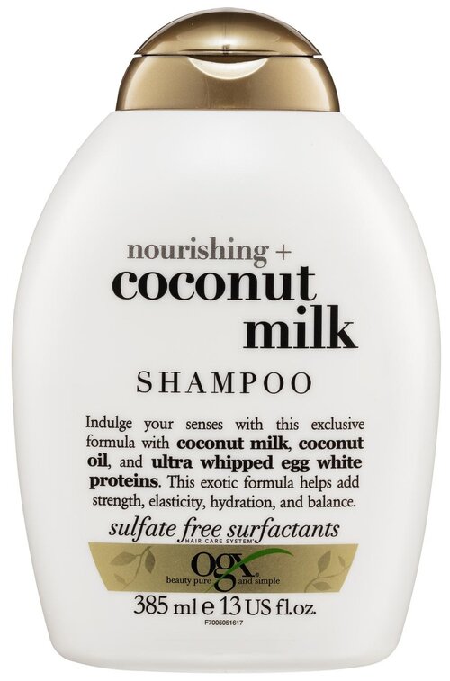 OGX Питательный шампунь Nourishing+ Coconut Milk, 385 мл