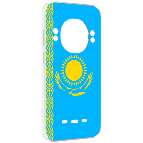 Чехол MyPads флаг Казахстана-1 для UleFone Power Armor 16 Pro задняя-панель-накладка-бампер