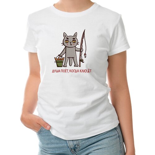 фото Футболка roly, размер s, белый