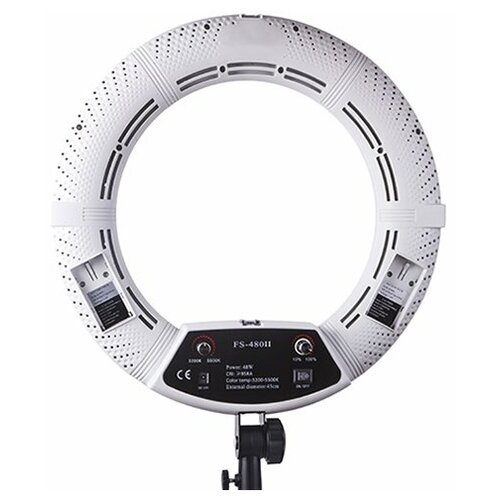 фото Кольцевая лампа okira led ring fs 480 без экрана цвет белый