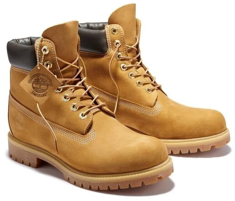 Ботинки берцы Timberland, натуральная кожа, натуральный нубук ...