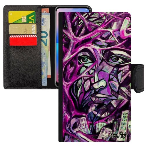 фото Чехол-книжка на смартфон iphone 8 plus, "взгляд" абстракция впечатление utaupia